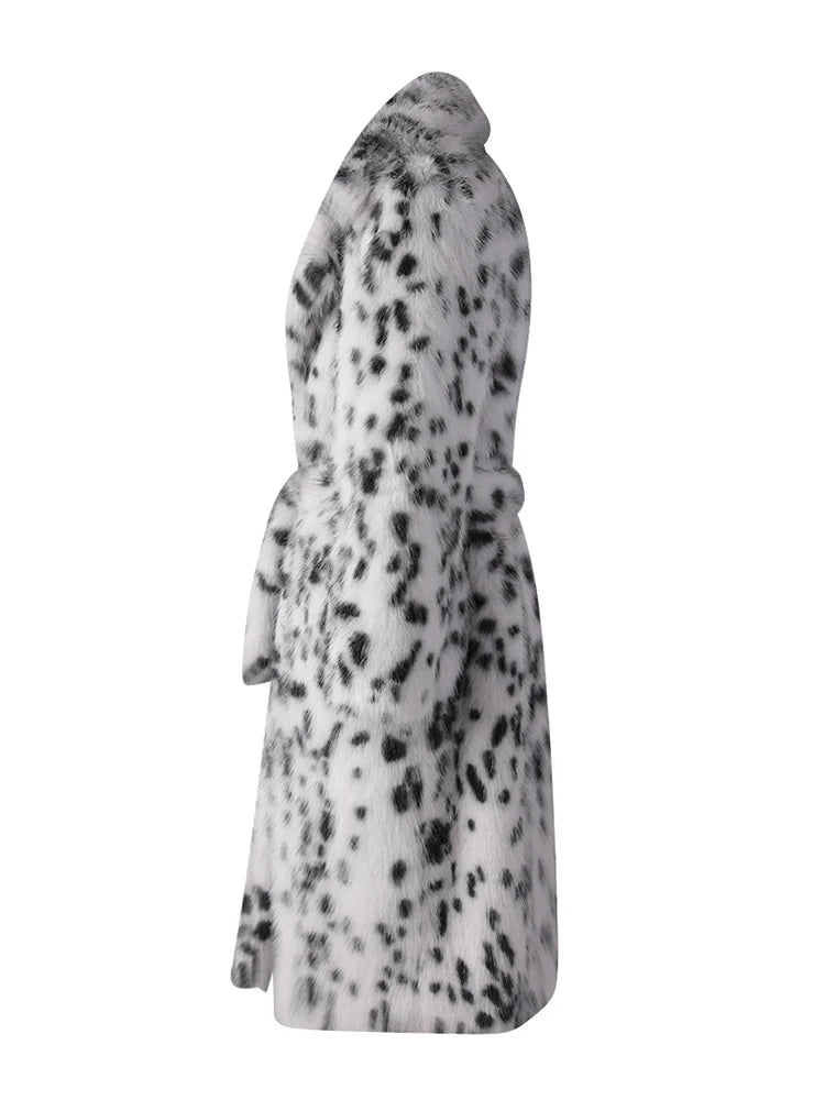 Opulent Fur Plush Coat