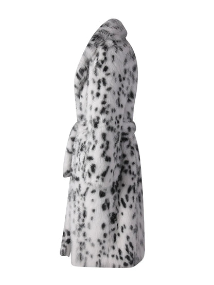 Opulent Fur Plush Coat