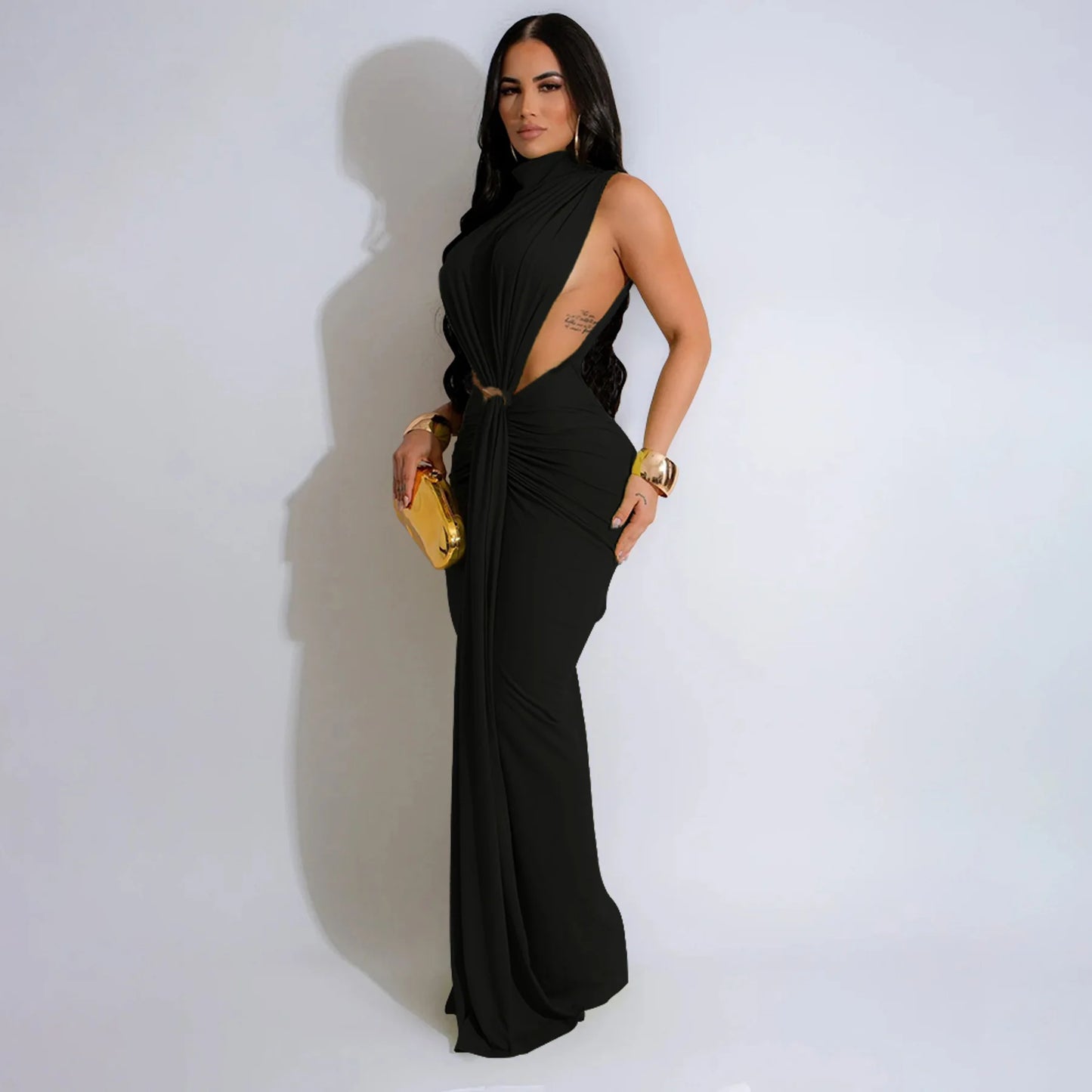 New Era Bodycon Maxi Dress