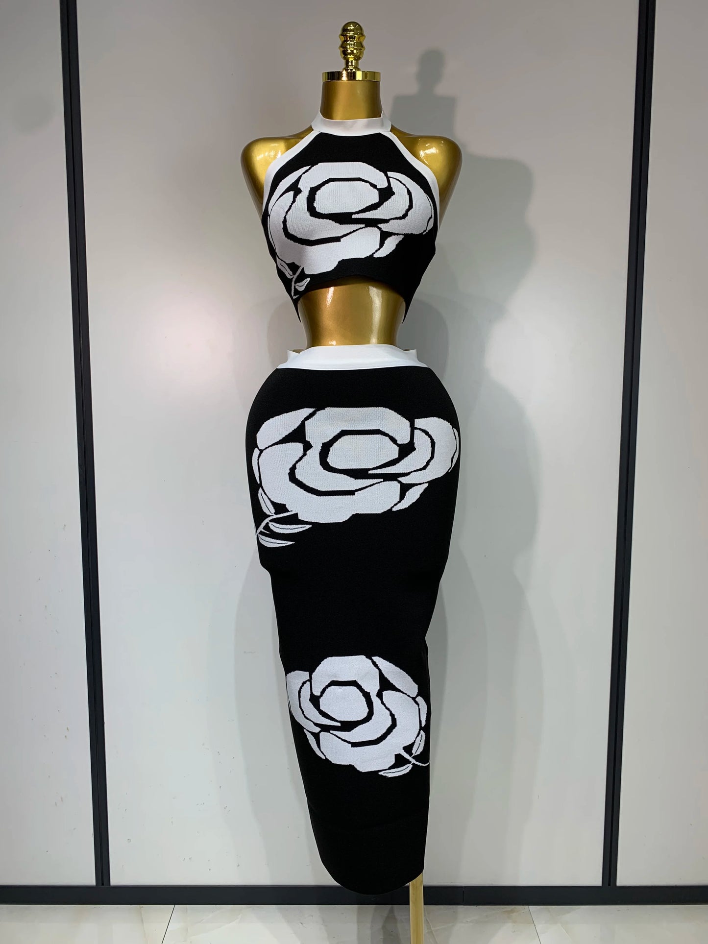 Tanesha Bandage Skirt Set