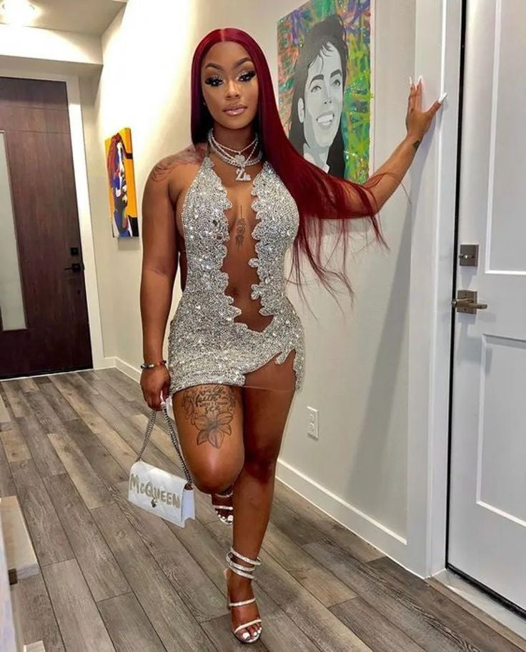 Shay Mesh Mini Dress Fashion Closet Clothing