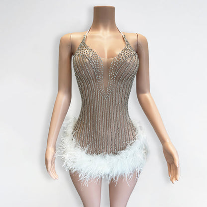 Soft Life Feather Dress Fashion Closet Clothing