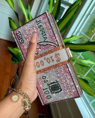 Stack Of Cash Clutch Bag Fashion Closet Clothing