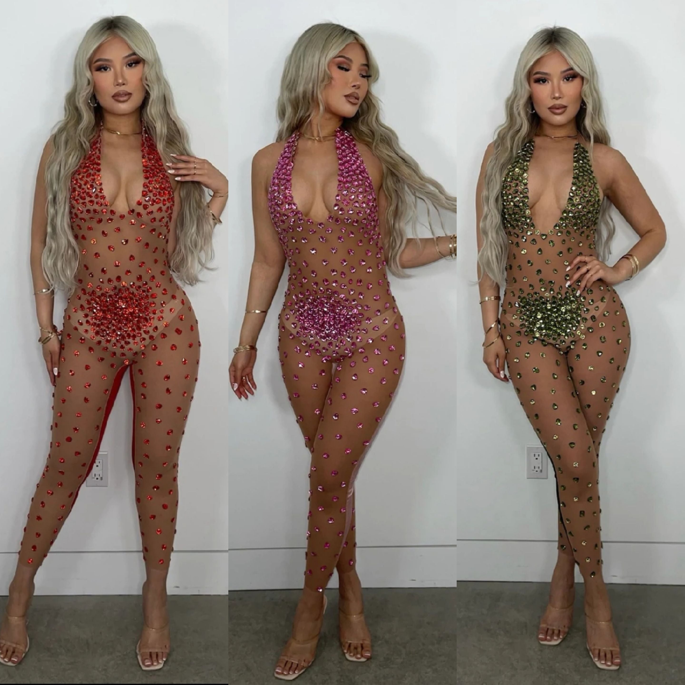 Stones Velvet Jumpsuit Fashion Closet Clothing