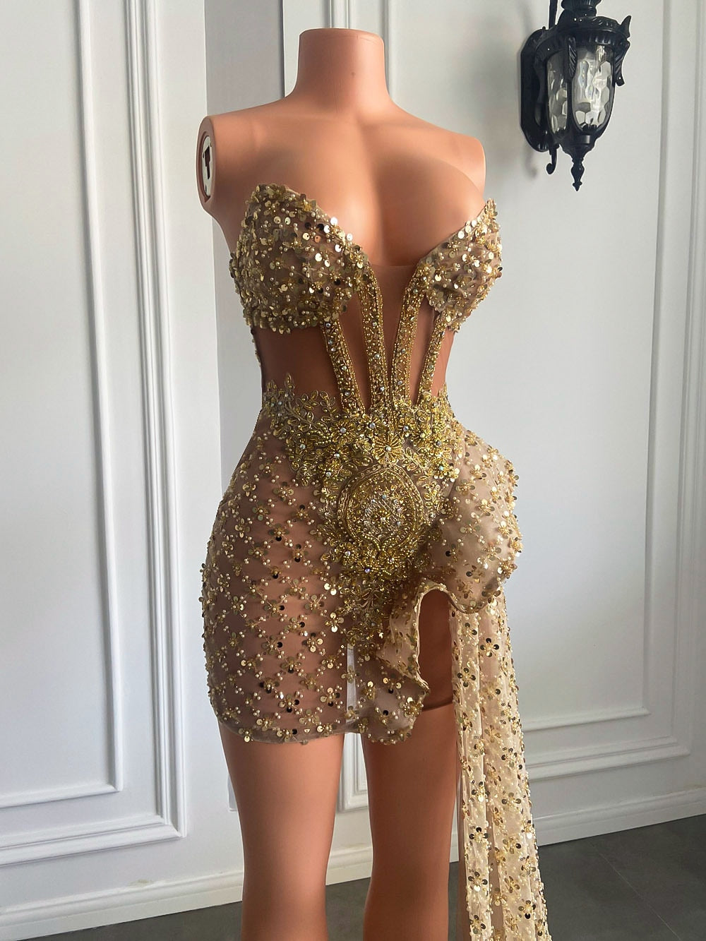 Sweetheart Sparkly Sequin Dress Fashion Closet Clothing