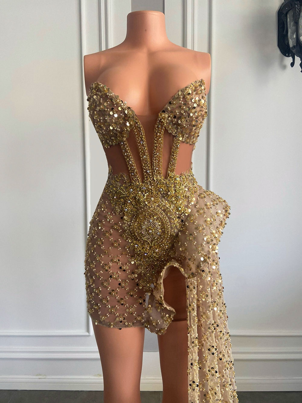 Sweetheart Sparkly Sequin Dress Fashion Closet Clothing