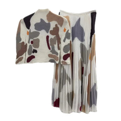 Tania Pleated Skirt Set Fashion Closet Clothing