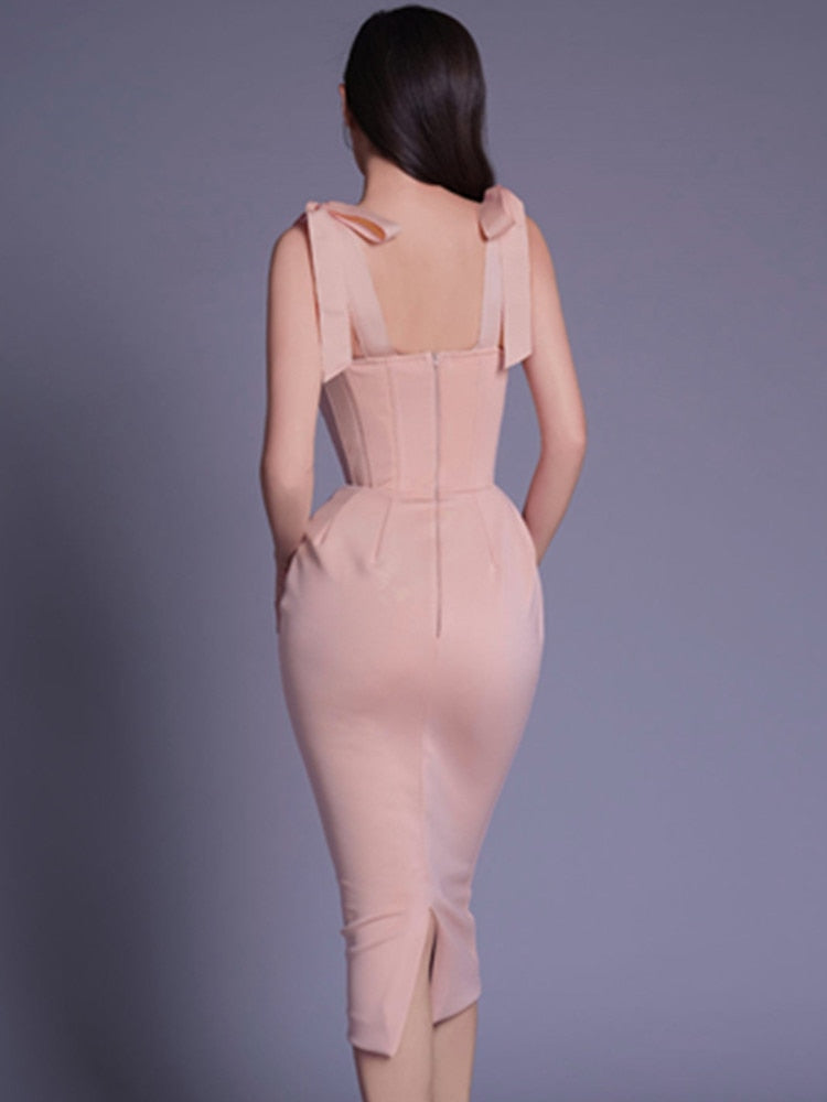 The Bachelorette Midi Bandage Dress Fashion Closet Clothing