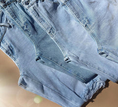 Them Curves High Waist Jeans - Medium Blue Wash Fashion Closet Clothing