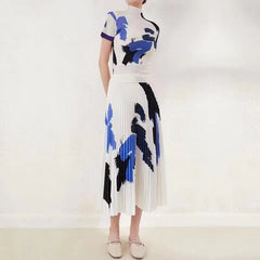 Tiffany Pleated Skirt Set Fashion Closet Clothing