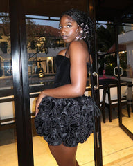 Twilight Velvet Mini Skirt Set Fashion Closet Clothing