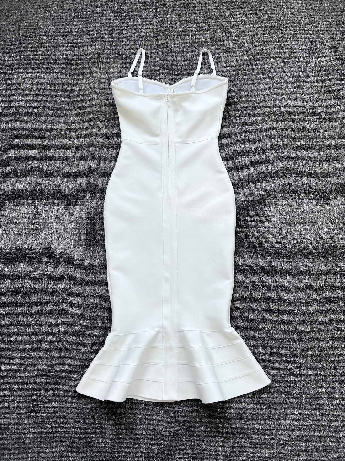 Uniqueness Bandage Midi Dress Fashion Closet Clothing