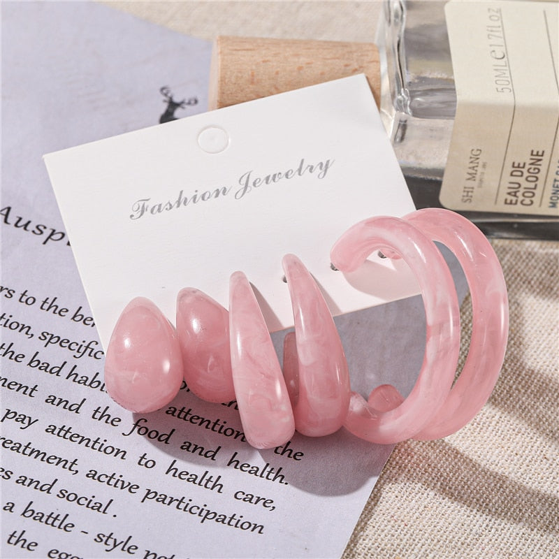 Vintage Earrings Set Fashion Closet Clothing