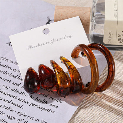 Vintage Earrings Set Fashion Closet Clothing