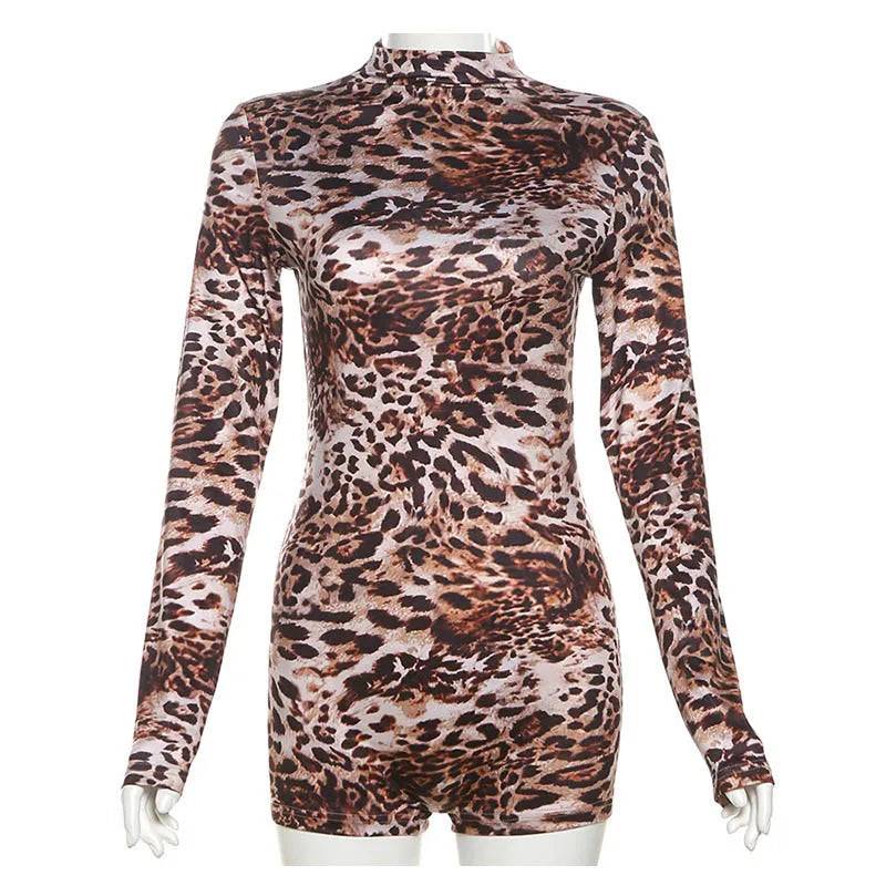 Wild Side Leopard Romper Fashion Closet Clothing