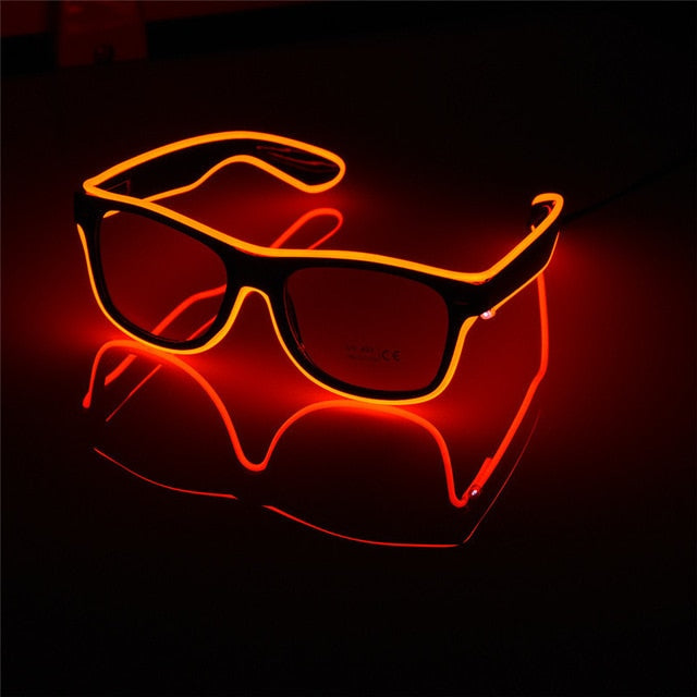 Wire LED Glowing Glasses Fashion Closet Clothing