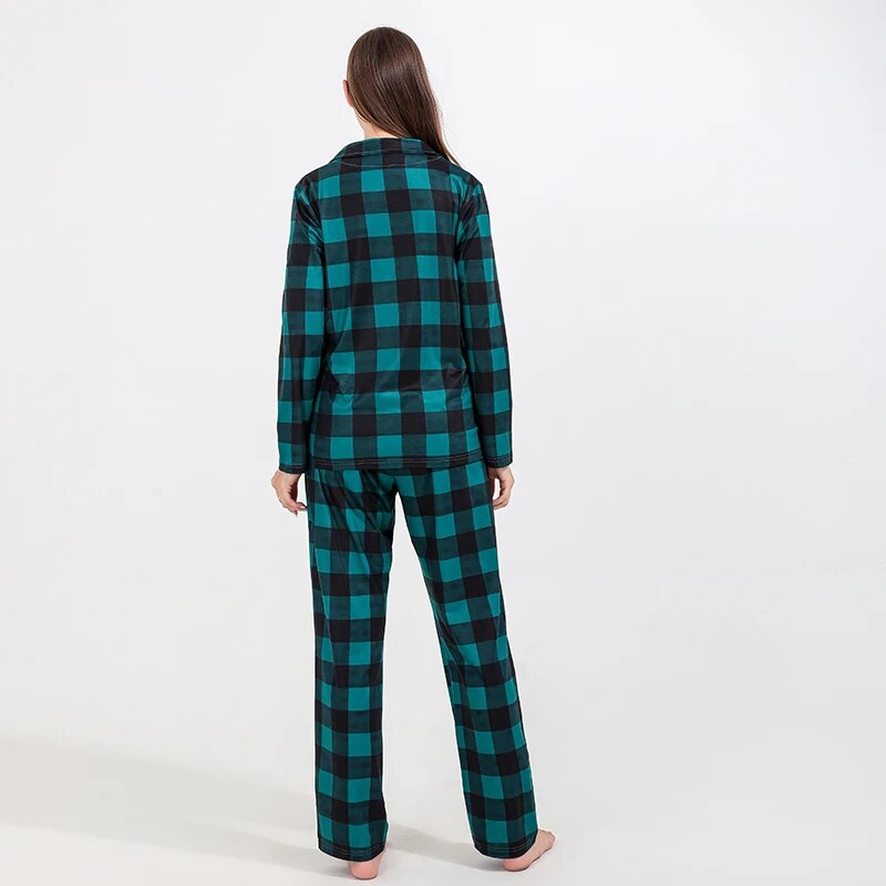 Xmas Pajamas Matching Set Fashion Closet Clothing