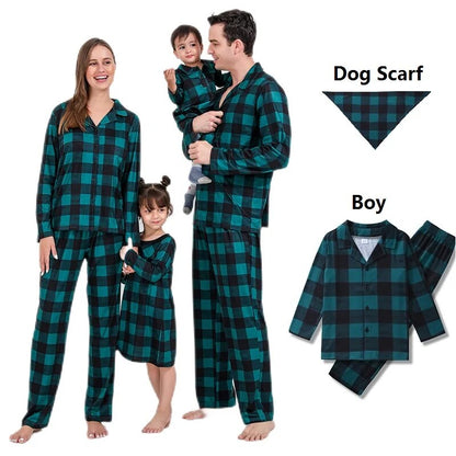 Xmas Pajamas Matching Set Fashion Closet Clothing