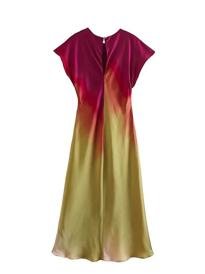 Zoey Tie Dye Dress Fashion Closet Clothing