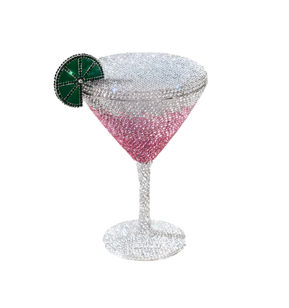 Cocktail Diamond Goblet Clutch Bag