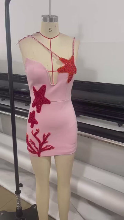 Star Shaped Mini Dress