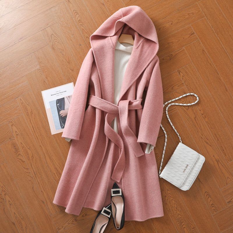 Pink Tunic Trench Coat