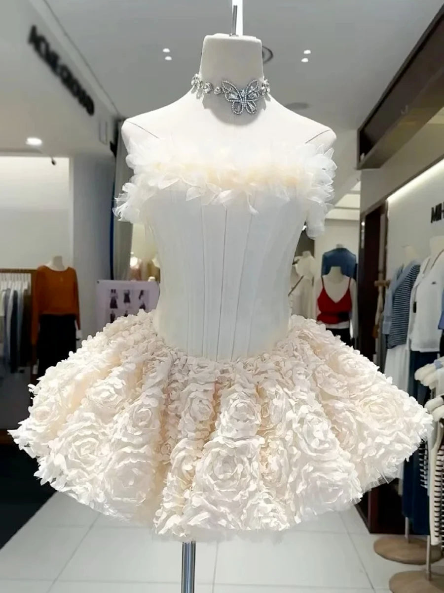 Princessa Floral Vorset Mini Dress
