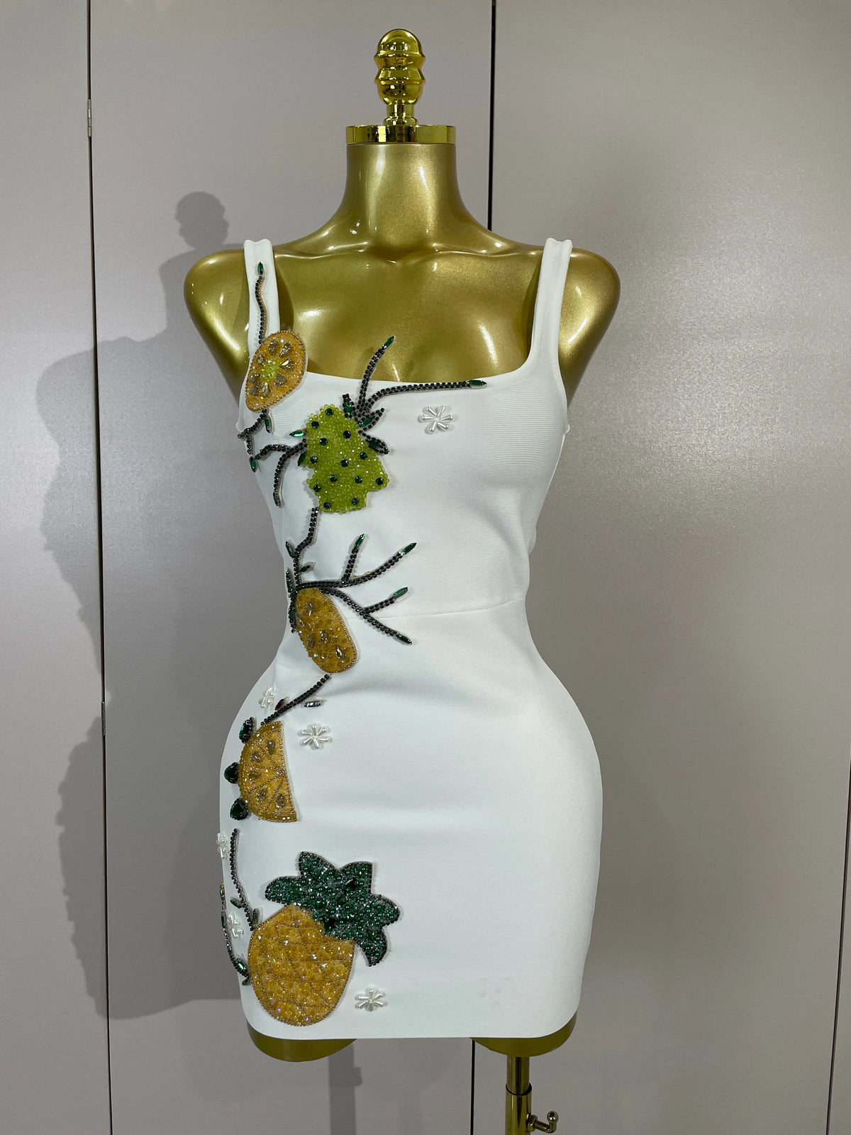 Tropikal Bodycon Bandage Mini Dress