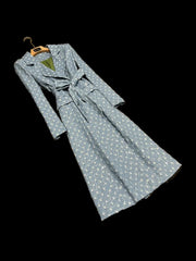 Sashes Denim Trench Coat