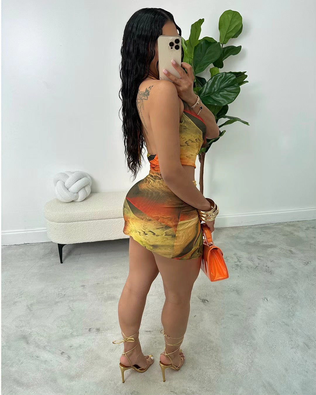 Colorful Mini Dress