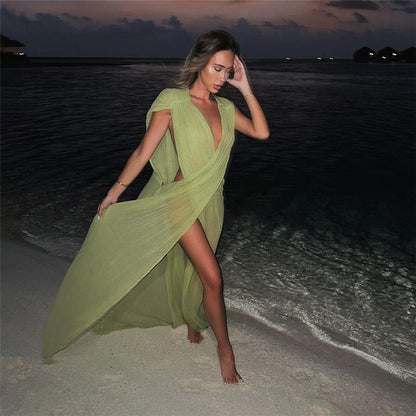 Tulum Sheer Maxi Dress