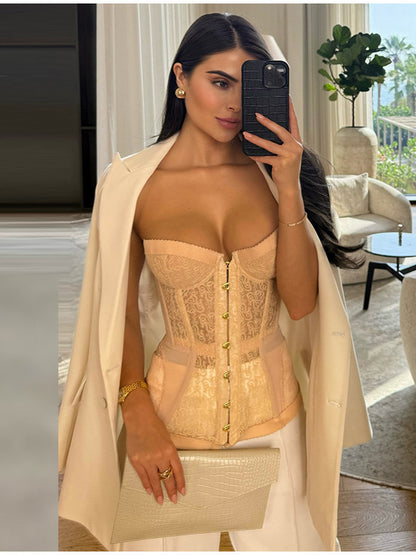 Waist-Cinching Corset Top