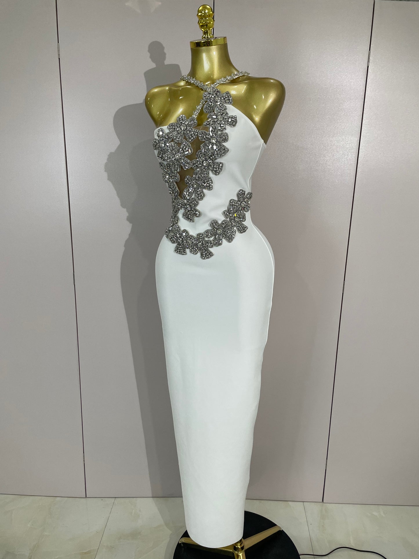 Anita Bodycon Bandage Maxi Dress