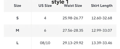 She Plaid High Waist Skirt
