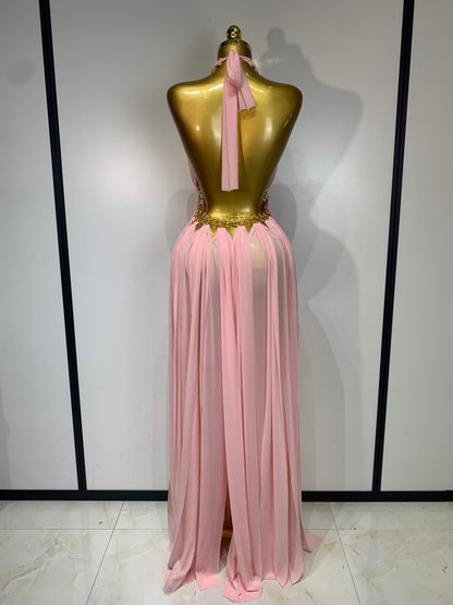 Celena Backless Maxi Dress