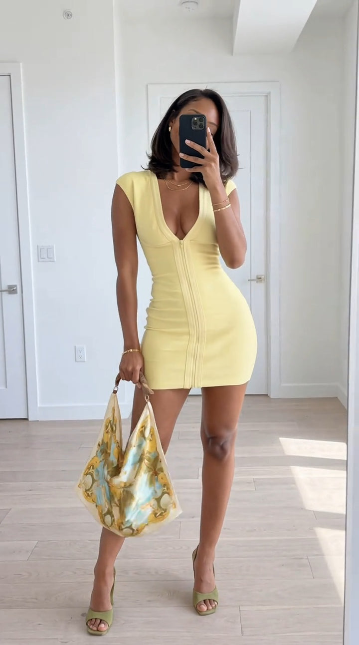 Roberta Bandage Mini Dress