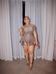 Life Of The Party Sequins Dress