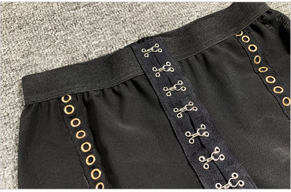 Diva Lace Up Mesh Pants
