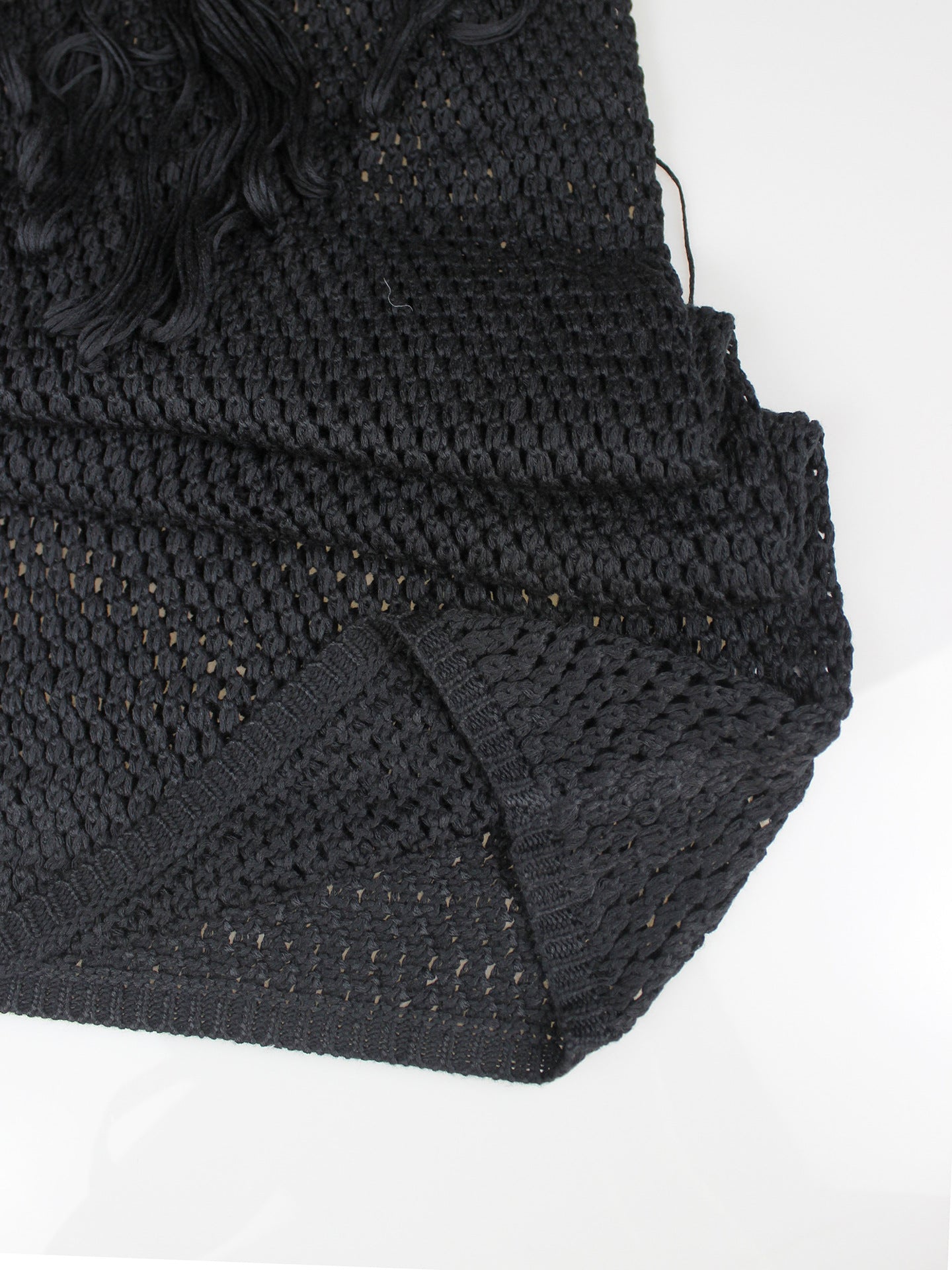 Tesha Crochet Fringe Maxi Dress