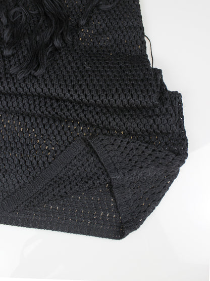 Tesha Crochet Fringe Maxi Dress