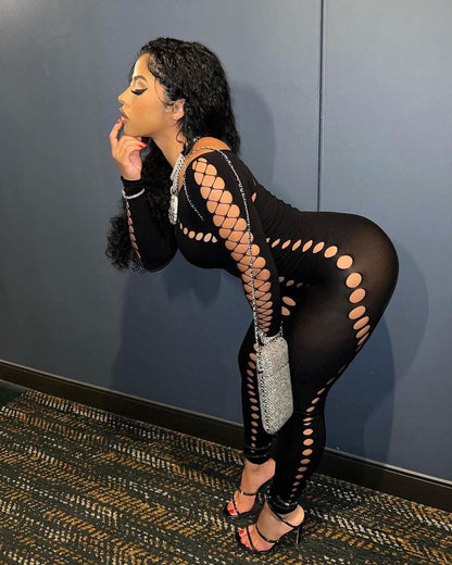 Karin Mesh Jumpsuit