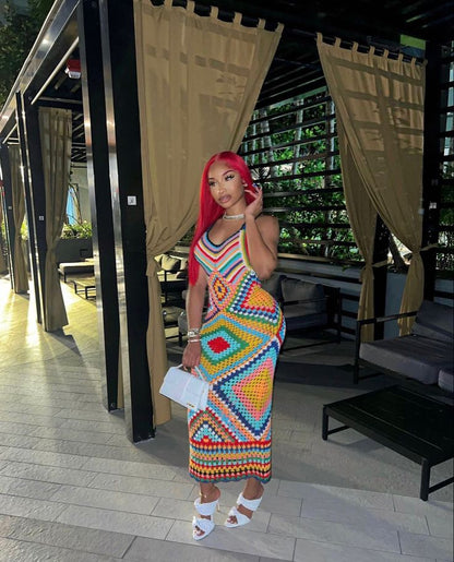 Bora Crochet Maxi Dress