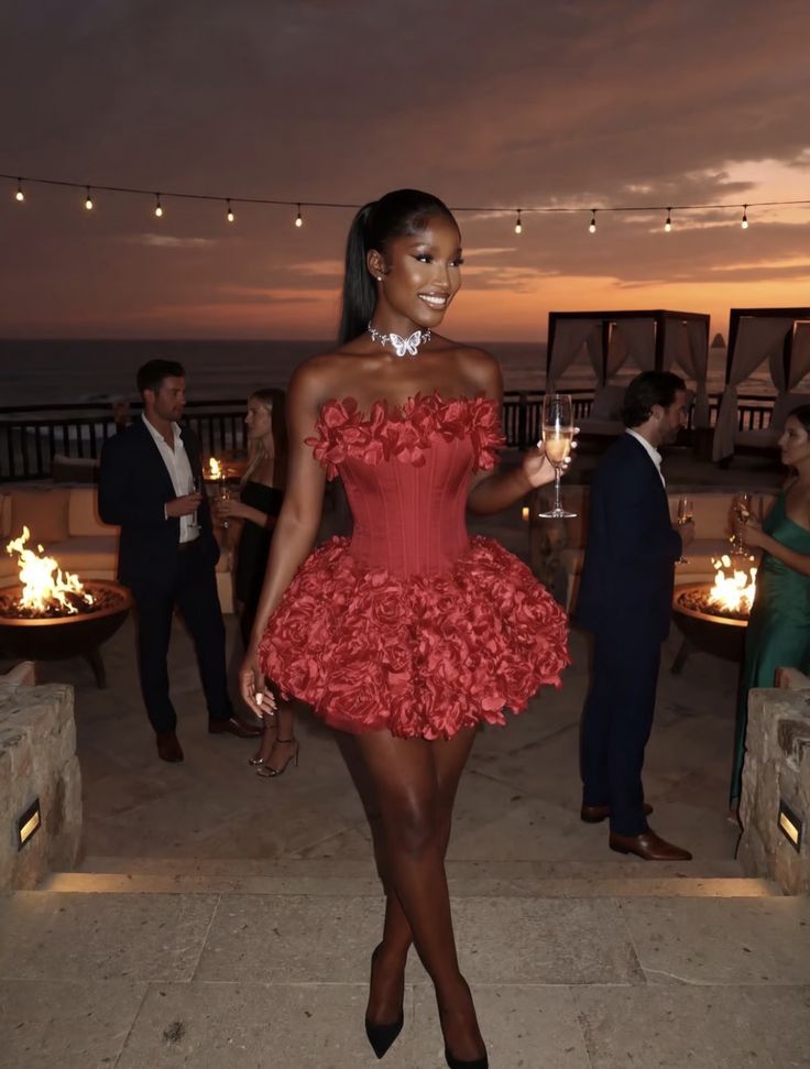 Princessa Floral Vorset Mini Dress