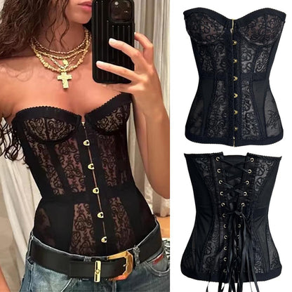Waist-Cinching Corset Top