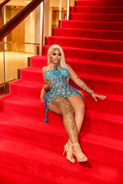 Diamonds In The Sky Mini Dress Set