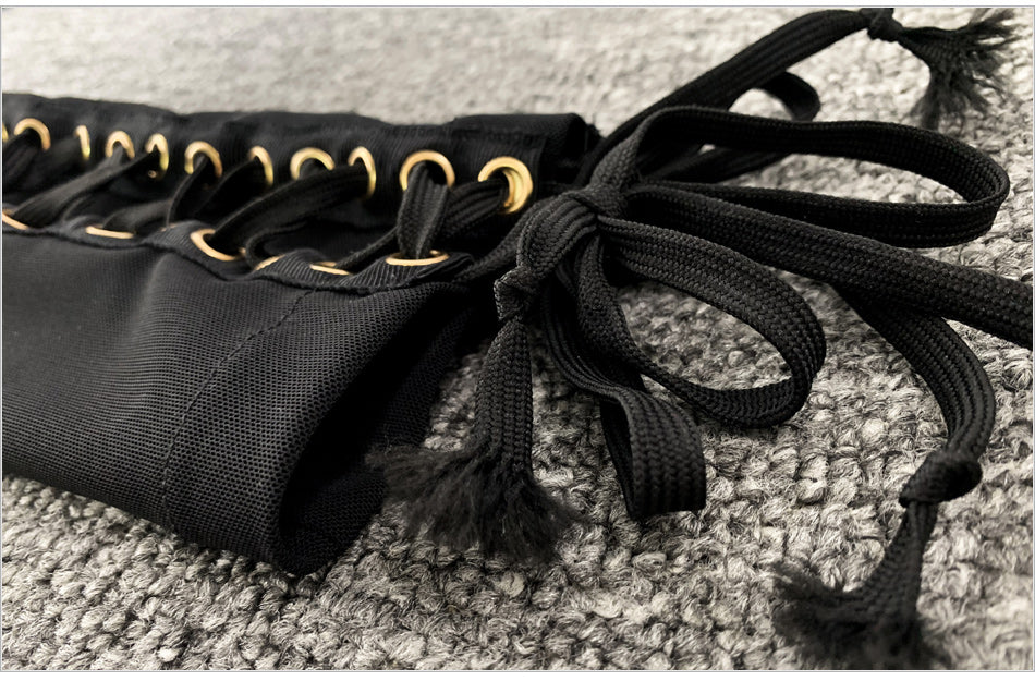 Diva Lace Up Mesh Pants