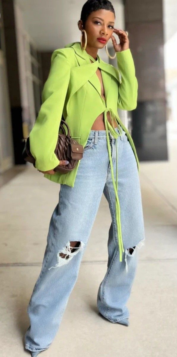 Malika Lace-up Blazer