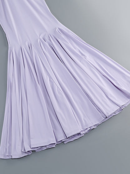 Bowknot Mermaid Maxi Dress