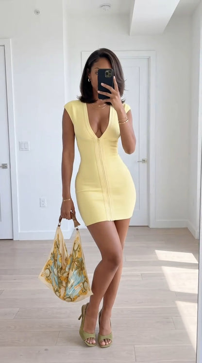 Roberta Bandage Mini Dress