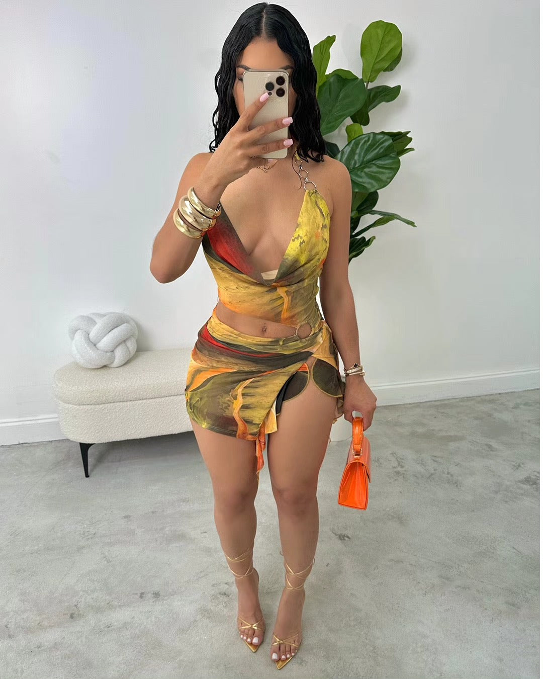 Colorful Mini Dress